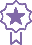 Ícone de uma medalha com estrela